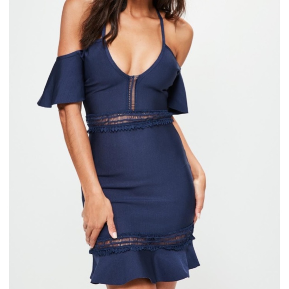 MISSGUIDED NAVY DRESS